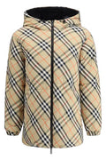 Burberry Checked Hooded Reversible Down Jacket