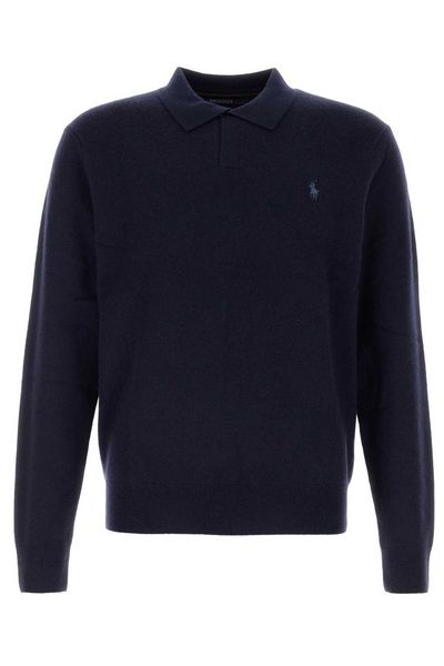 Polo Ralph Lauren Pony Embroidered Knitted Polo Pullover