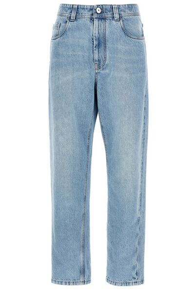 Brunello Cucinelli Authentic Baggy Tapered Jeans
