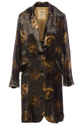 Uma Wang Patterned Single-Breasted Coat
