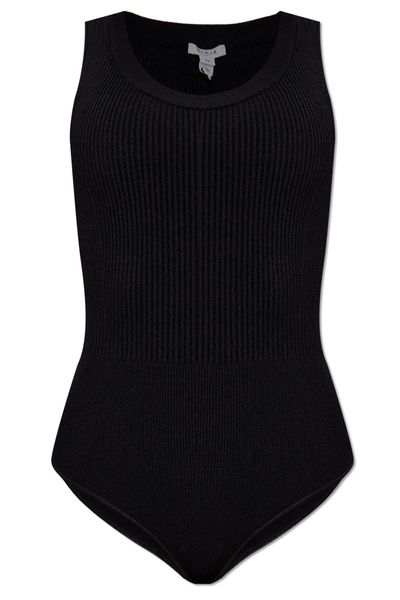 Alaïa Sleeveless Ribbed Knit Bodysuit