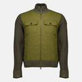 Moncler Zip Front Panelled Cardigan