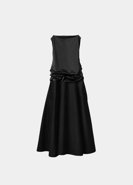 Jacquemus Draped Waist Midi Dress