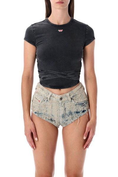 Diesel T-Bunny-Tail-R1 Denim Look T-Shirt