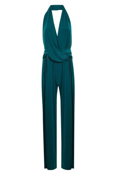 The Andamane Astra Open-Back Halterneck Jumpsuit