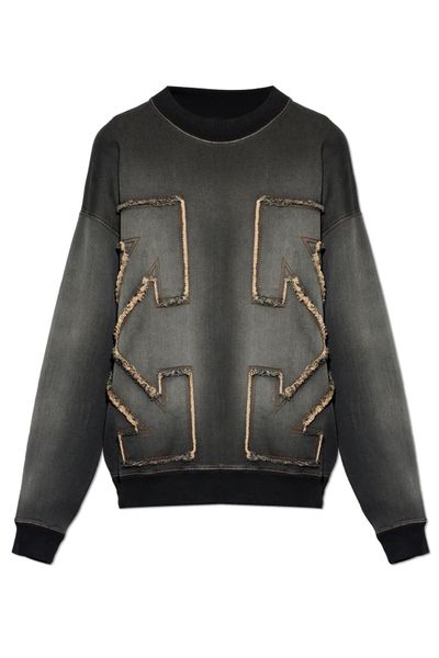 Off-White Oversized Crewneck Sweatshirt