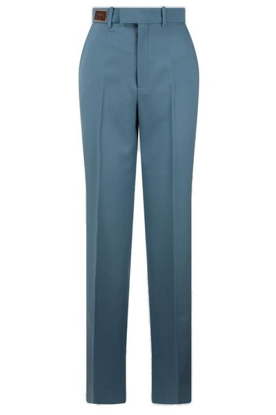 Gucci High Waist Horsebit Trousers