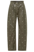 Stella McCartney Studded Straight-Leg Pants