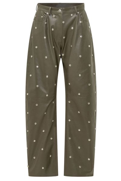Stella McCartney Studded Straight-Leg Pants