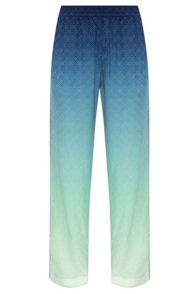 Casablanca Jacquard Wide-Leg Pants