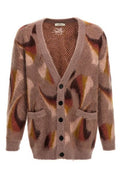 Etro Button-Up Jacquard Knitted Cardigan