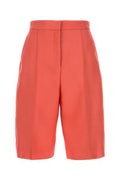 Agnona Pleated Bermuda Shorts