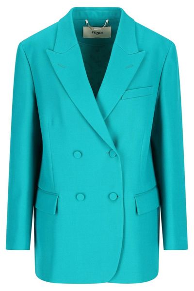 Fendi Double Breasted Tailored Blazer