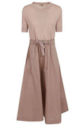 Herno Belted Short-Sleeve Dress