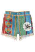 Loewe Mid-Rise Embellished Shorts