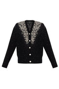 Amiri Beaded Floral Cardigan