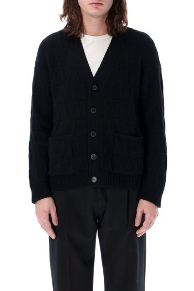 Valentino Toile Iconographe Buttoned Cardigan