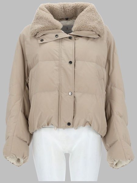 Brunello Cucinelli Cropped Down Jacket