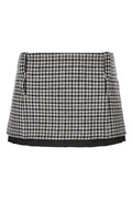 Miu Miu Houndstooth Mini Skirt