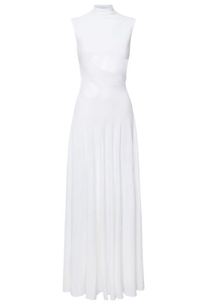 Alaïa Knitted Sleeveless Midi Dress