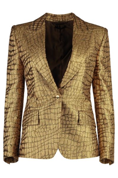 Tom Ford Jacquard Single-Breasted Jacket