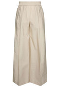 Brunello Cucinelli Elastic-Waist Wide-Leg Pants