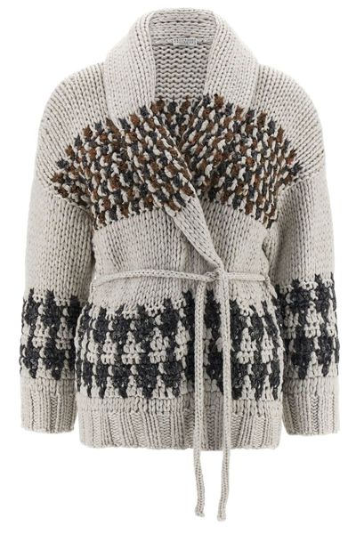 Brunello Cucinelli Waist Belt Cardigan