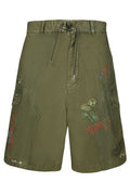 Dsquared2 Embroidered Drawstring Cargo Shorts