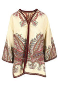 Etro Floral Paisley Poncho