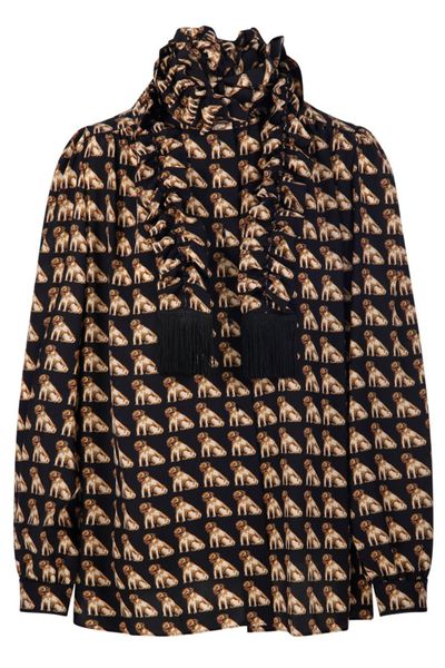 Valentino All-Over Printed Relaxed Fit Blouse
