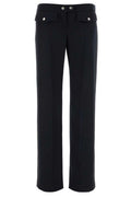 Alexander McQueen Buttoned Waist Straight Pants