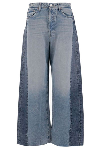 Mother Patchwork Panel Denim Jeans