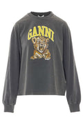 Ganni Graphic Tiger Print Sweatshirt