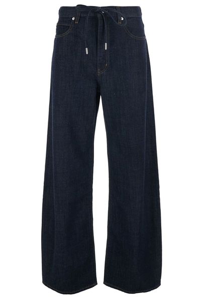Frame The Off Duty Drawstring Wide-Leg Jeans
