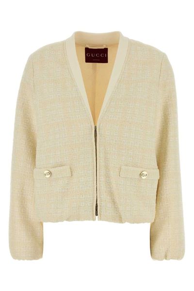 Gucci Check Tweed Jacket