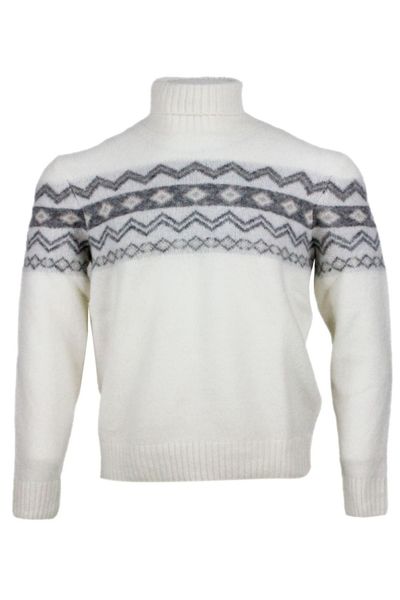 Eleventy Long-Sleeved High Neck Jumper