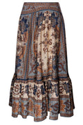 Zimmermann Ascension Tiered Midi Skirt