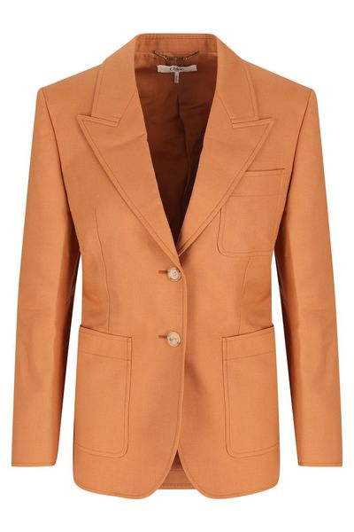 Chloé Single-Breasted Tailored Blazer