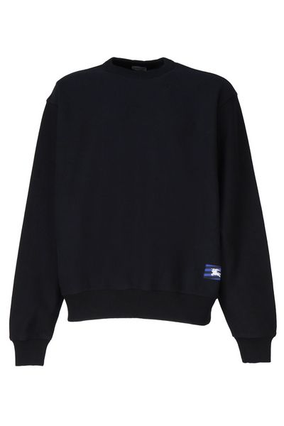 Burberry Logo Patch Crewneck Sweatshirt