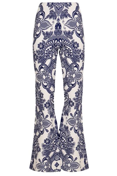 Etro Lace-Motif Knit Trousers