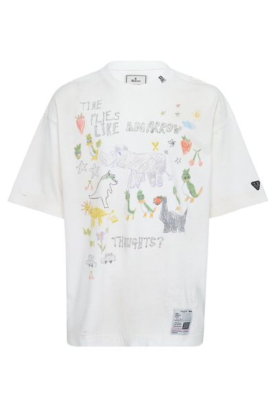 Maison Mihara Yasuhiro Graphic Printed Crewneck T-Shirt