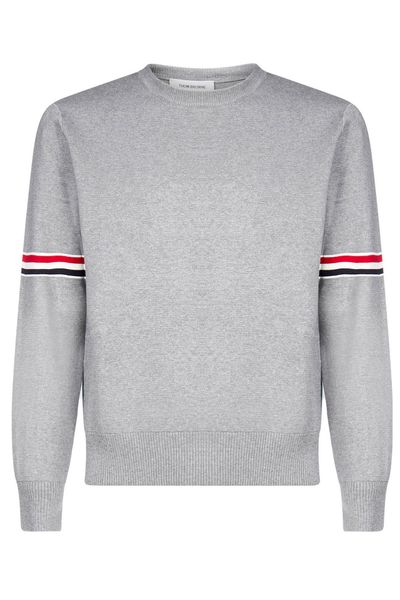 Thom Browne RWB Striped Crewneck Sweatshirt