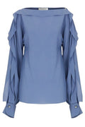 Lanvin Long Sleeved Ruffled Blouse