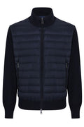 Paul & Shark Quilted Zip-Up Sweater