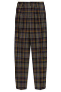 Etro Checked Pleated Pants