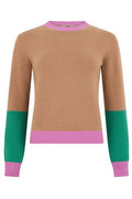 Herno Color-Block Cashmere Knitted Sweater