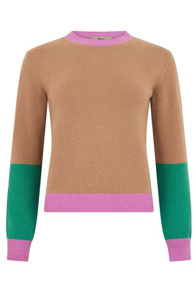 Herno Color-Block Cashmere Knitted Sweater