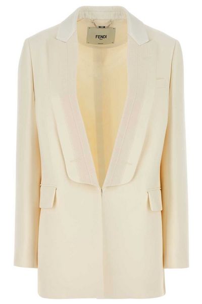 Fendi Elongated Lapels Tuxedo Tailored Blazer