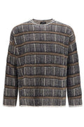 Giorgio Armani Oversized Striped Knitted Sweater