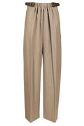 Loewe Pressed Crease Belted Trousers